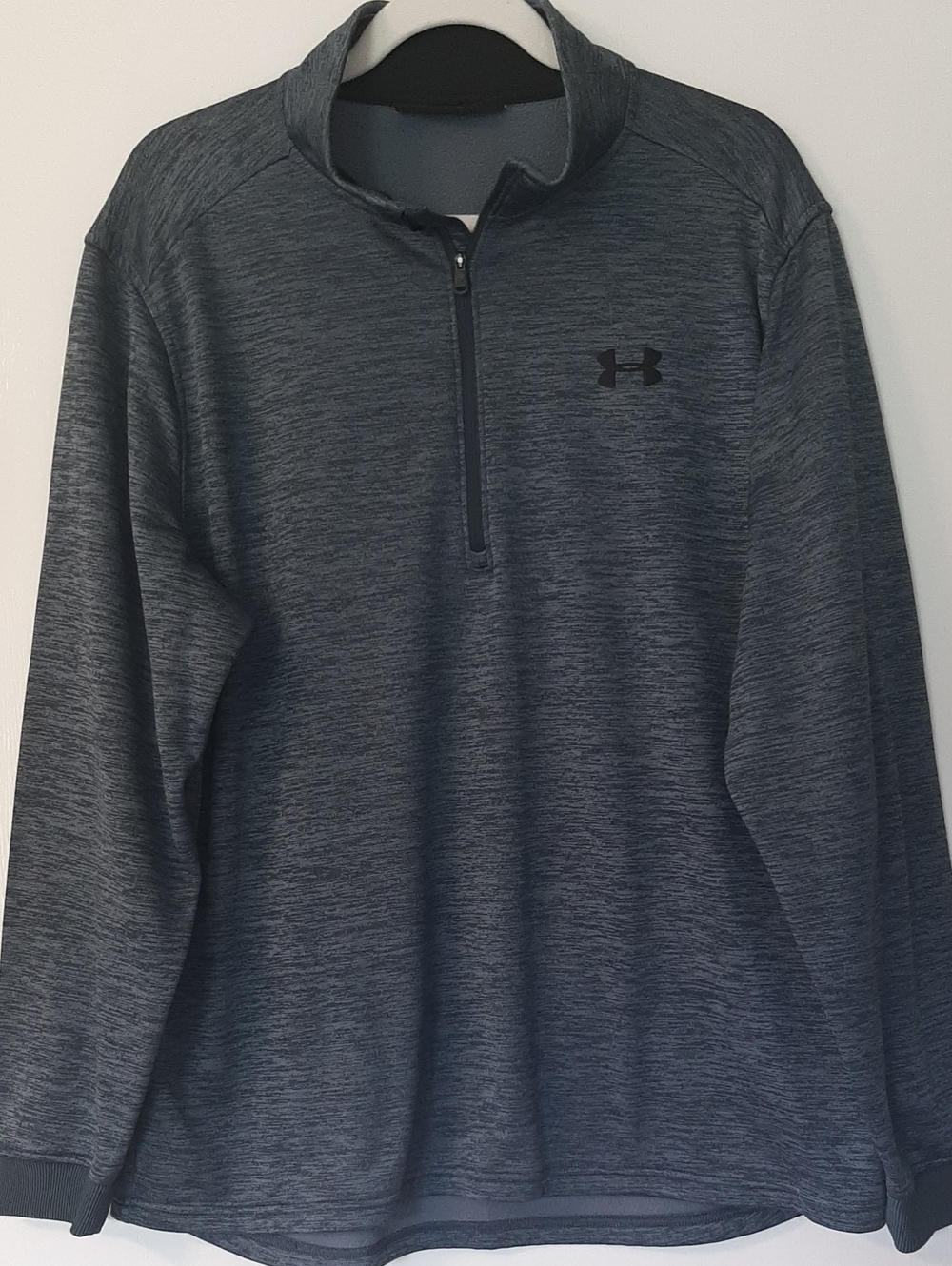 Under Armour XL Heathered Grays 1/4 Zip Pullover Long Sleeve Athletic Casual